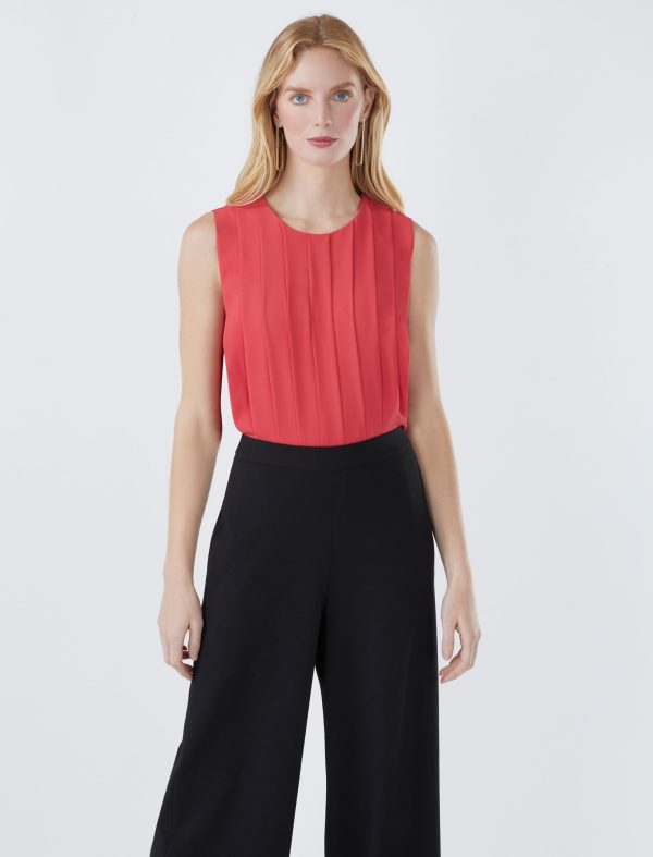 Bcbg Double Georgette Tucked Top - Image 9