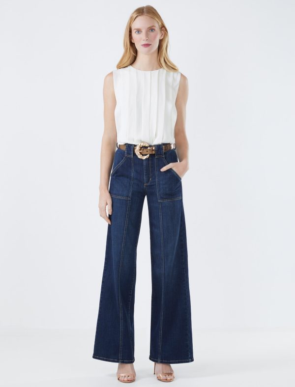 Bcbg Double Georgette Tucked Top - Image 14