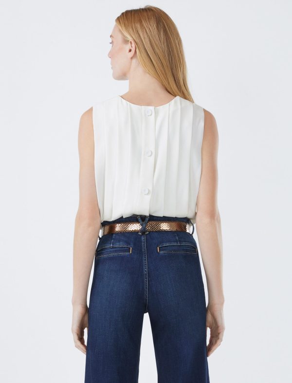 Bcbg Double Georgette Tucked Top - Image 29