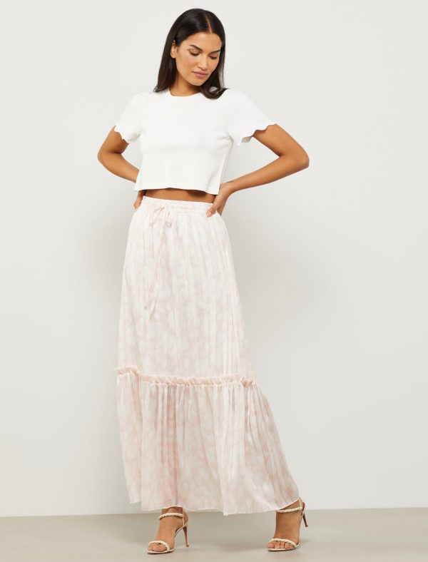 Bcbg Drawstring Maxi Skirt