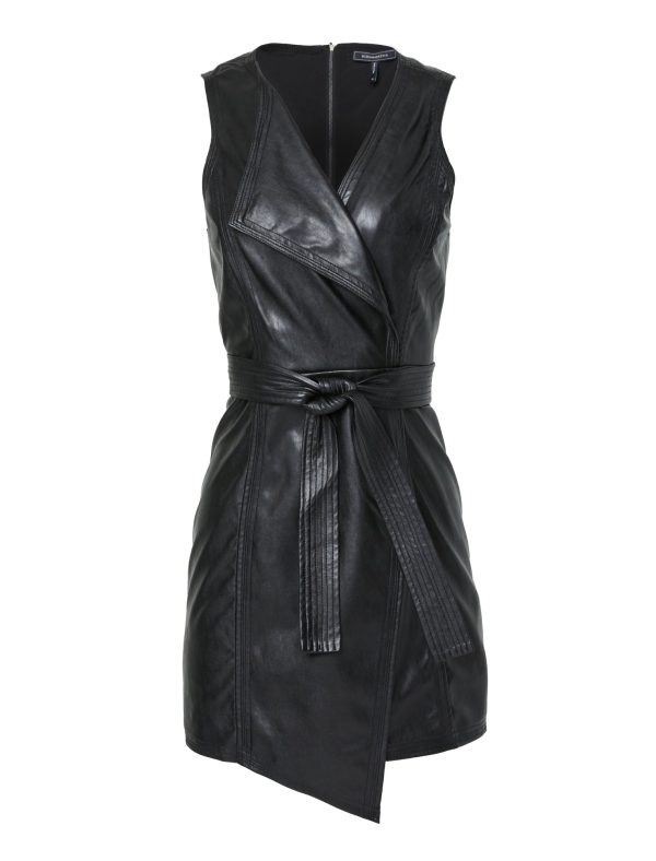 Bcbg Dulce Faux Leather Mini Dress - Image 8