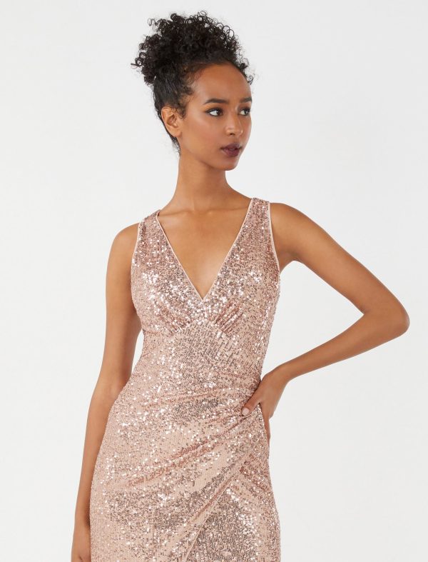 Bcbg Elena Sequin Evening Dress - Image 2