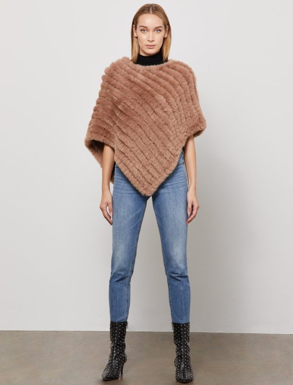 Bcbg Elinor Faux Fur Poncho Capelet - Image 5