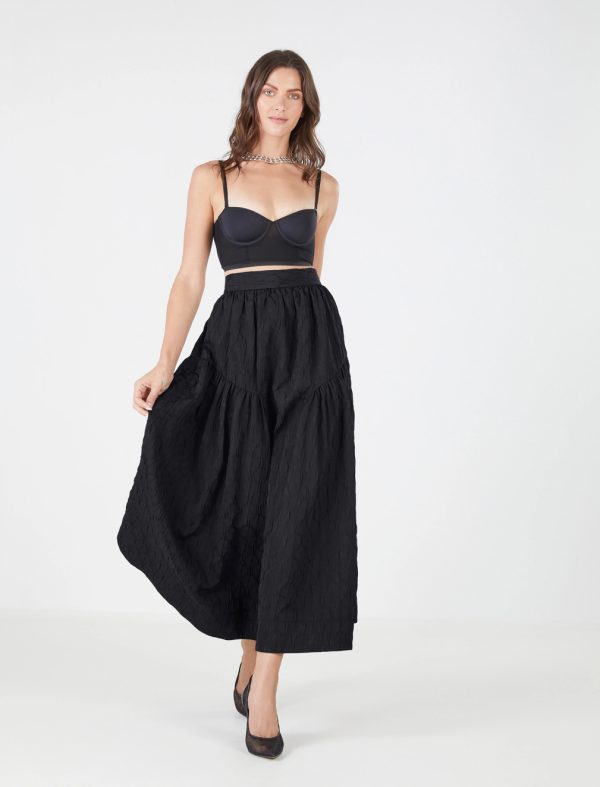 BCBG ELISABETTA SKIRT - BLACK BEAUTY