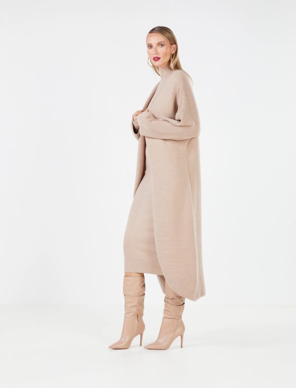 BCBG ELOISA DUSTER JACKET - CINNAMON SWIRL - Image 3