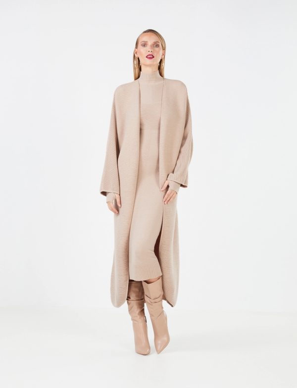 BCBG ELOISA DUSTER JACKET - CINNAMON SWIRL - Image 5