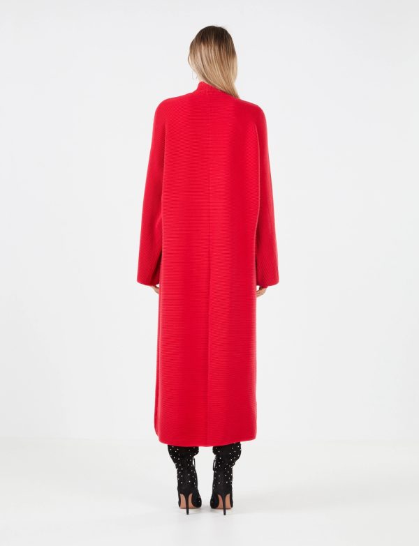 BCBG ELOISA DUSTER JACKET - RHUBARB - Image 4