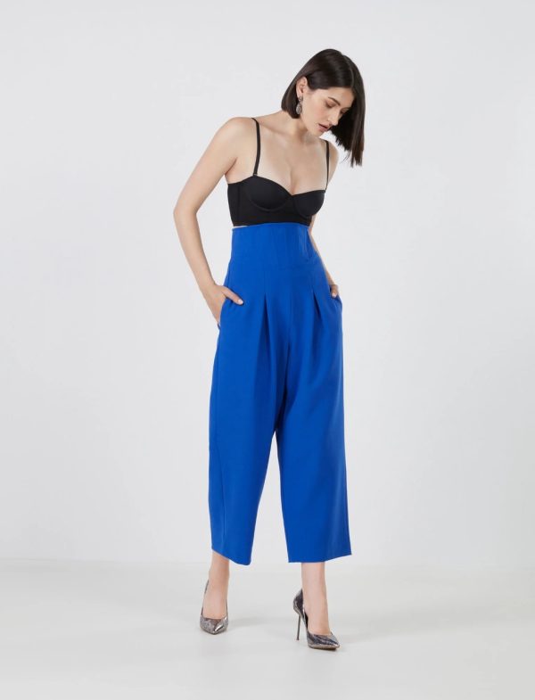 BCBG EMILIANO CORSET TROUSER - MAZARINE BLUE - Image 2