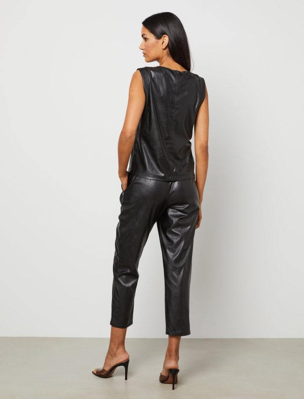 Bcbg Faux Leather Tank - Image 4