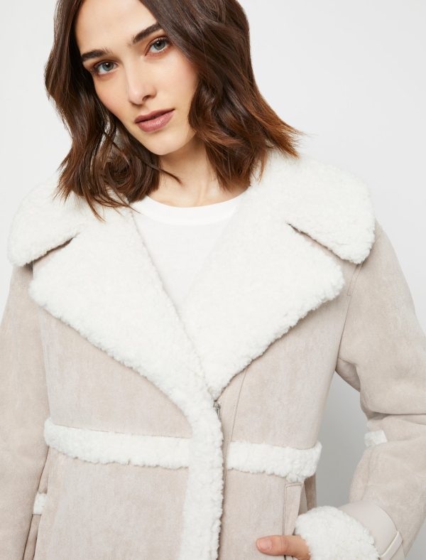 Bcbg Faux Shearling Moto Jacket - Image 2