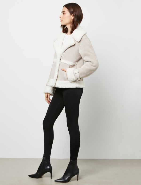 Bcbg Faux Shearling Moto Jacket - Image 6