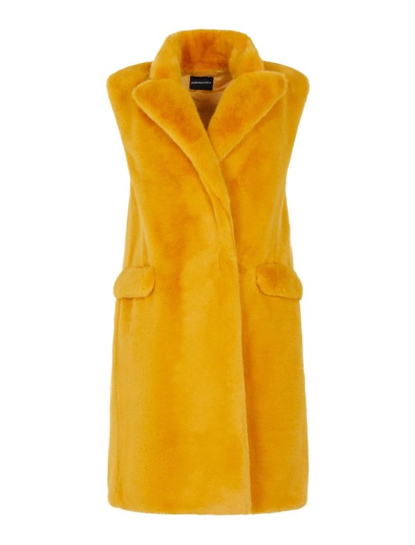 BCBG GESSICA FAUX FUR COAT - HOT SPOT - Image 5