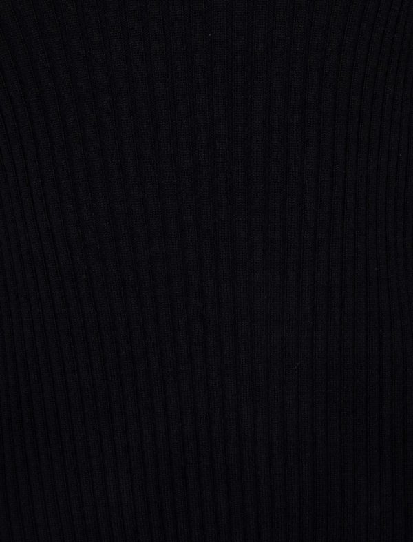 BCBG GIOIA WOOL KNIT TOP - BLACK BEAUTY - Image 6