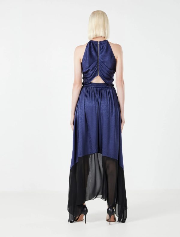 BCBG GIORGIA CUTOUT EVENING DRESS - ASTRAL AURA BLACK - Image 3