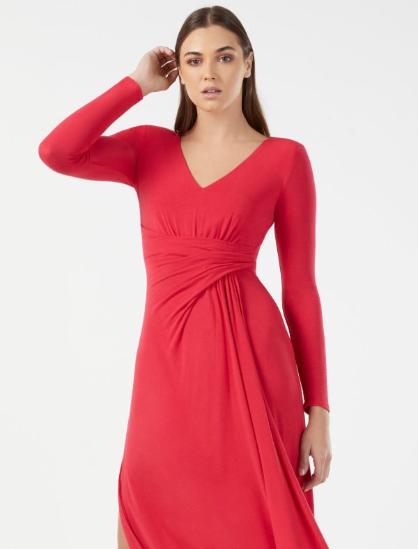 Bcbg Hazel Wrap Front Midi Dress - Image 2