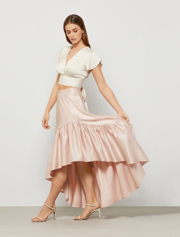 Bcbg High-Low Ruffle Skirt - Image 2