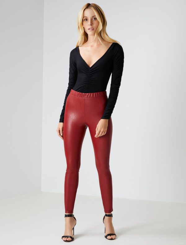 Bcbg High-Waist Faux Leather Legging