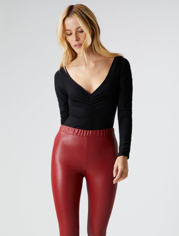 Bcbg High-Waist Faux Leather Legging - Image 3