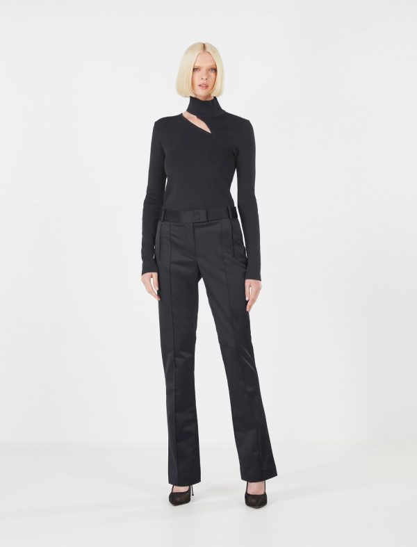 BCBG ISABETTA TROUSER - BLACK BEAUTY