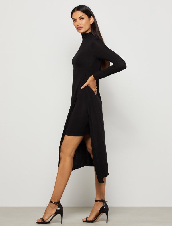 Bcbg Jada Asymmetrical Turtleneck Dress - Image 7