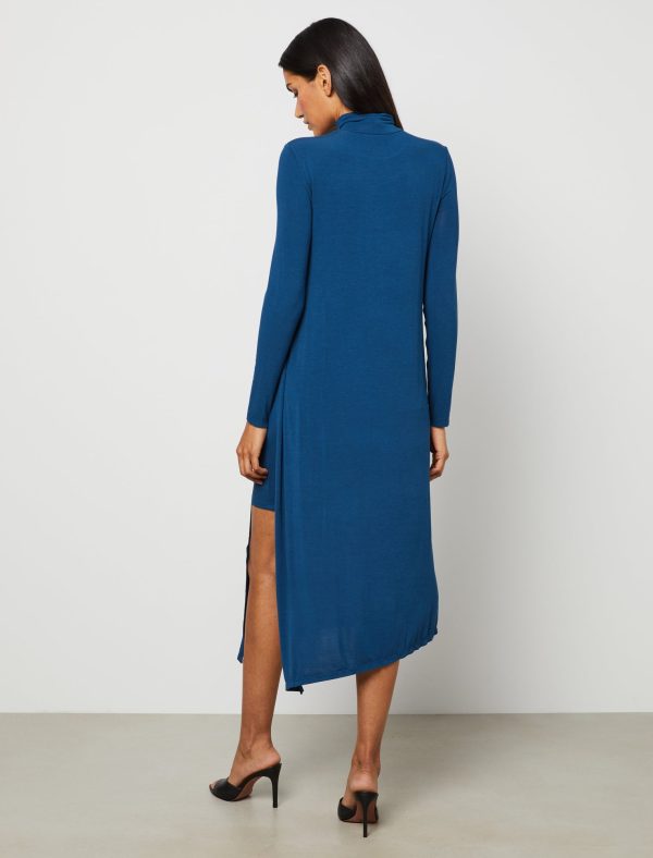 Bcbg Jada Asymmetrical Turtleneck Dress - Image 4