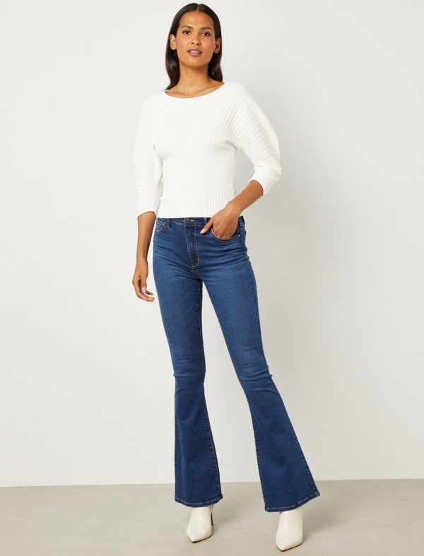 Bcbg Jade Puff Sleeve Rib Top - Image 2