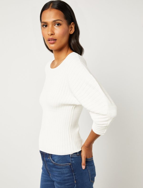 Bcbg Jade Puff Sleeve Rib Top - Image 5