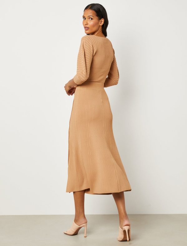 Bcbg Jade Ribbed Midi Skirt - Image 7