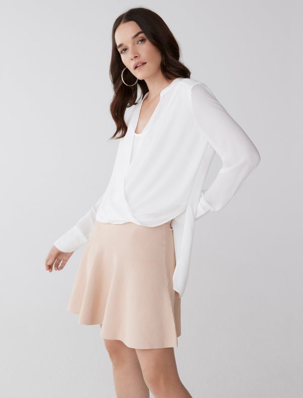 Bcbg Jaklyn Draped Front Blouse - Image 3