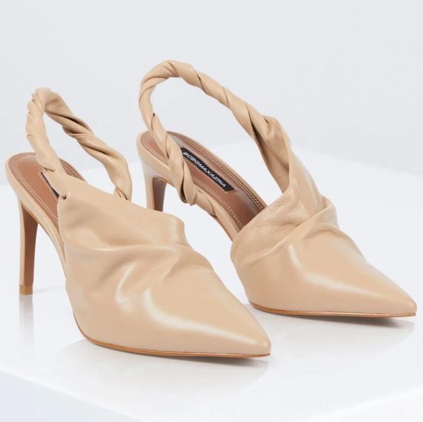 BCBG JINDA D'ORSAY PUMP HEEL - TAN