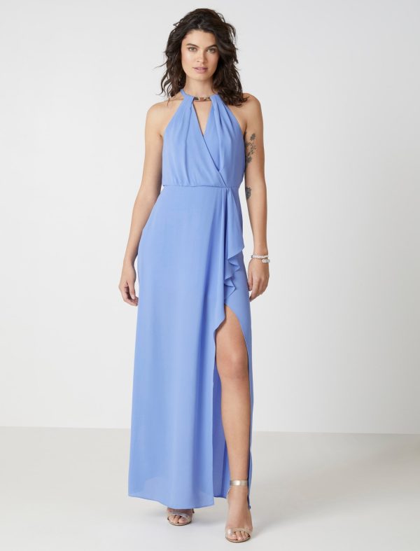 Bcbg Jocey Halter Evening Gown - Image 2