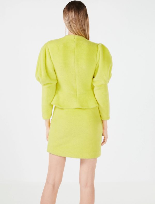 BCBG JOLANDA SWEATER MINI SKIRT - SULPHUR SPRING - Image 4