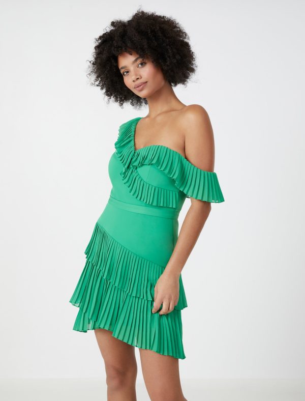 Bcbg Jordan Ruffle Evening Mini Dress - Image 20