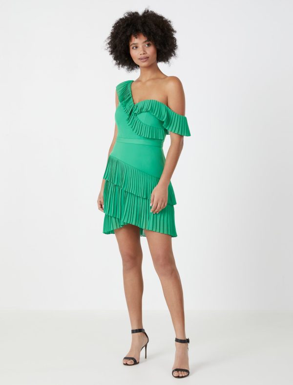 Bcbg Jordan Ruffle Evening Mini Dress - Image 21