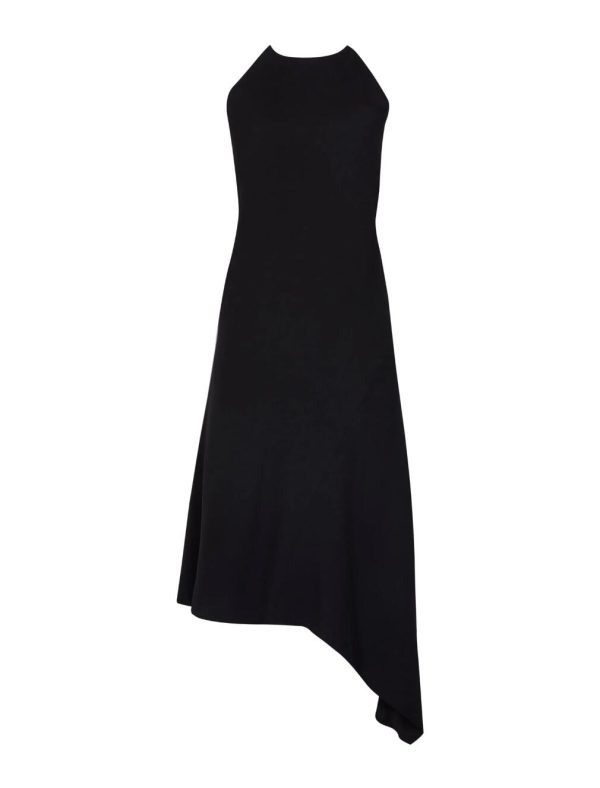 BCBG JOSEPHINE CUTOUT MIDI DRESS - BLACK - Image 6