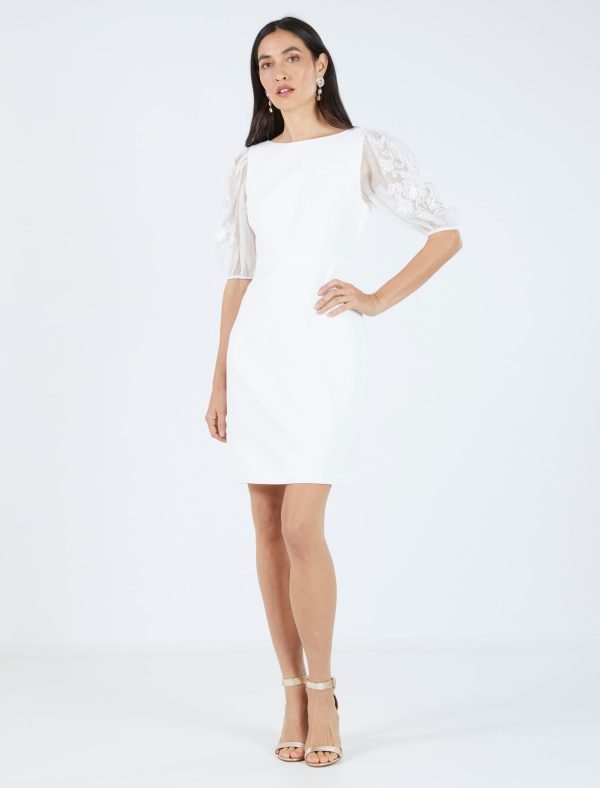 Bcbg Kamille Organza Sleeve Dress - Image 2