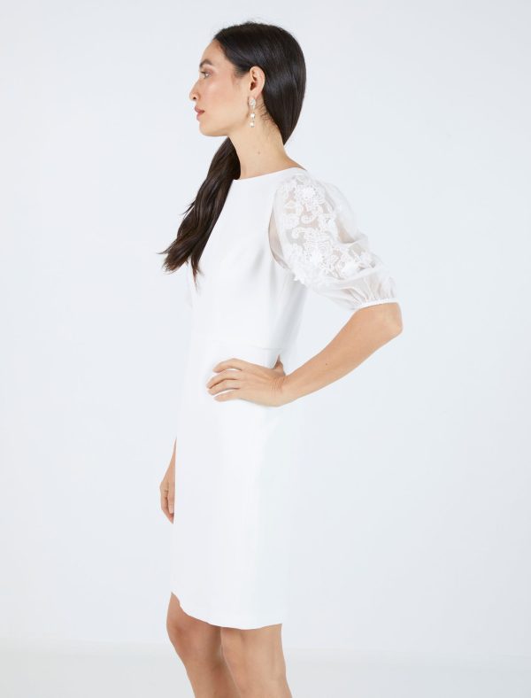 Bcbg Kamille Organza Sleeve Dress - Image 10