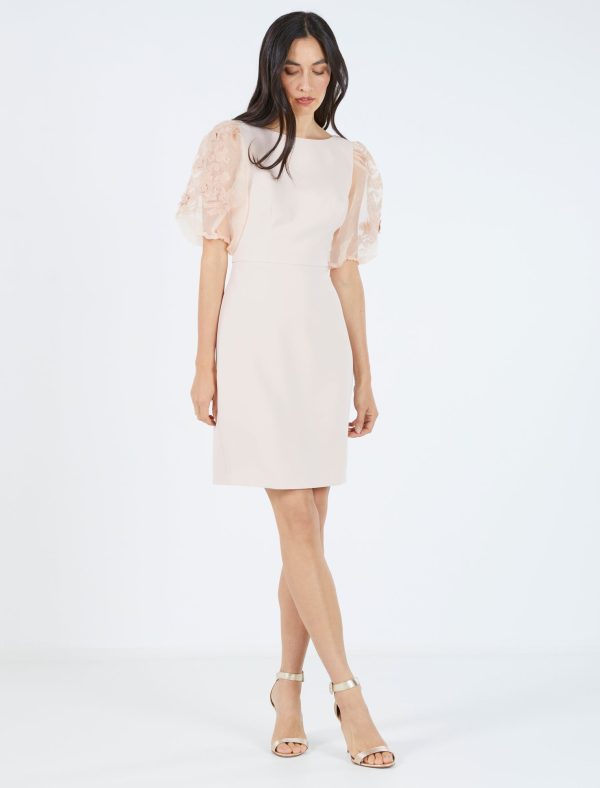 Bcbg Kamille Organza Sleeve Dress - Image 12