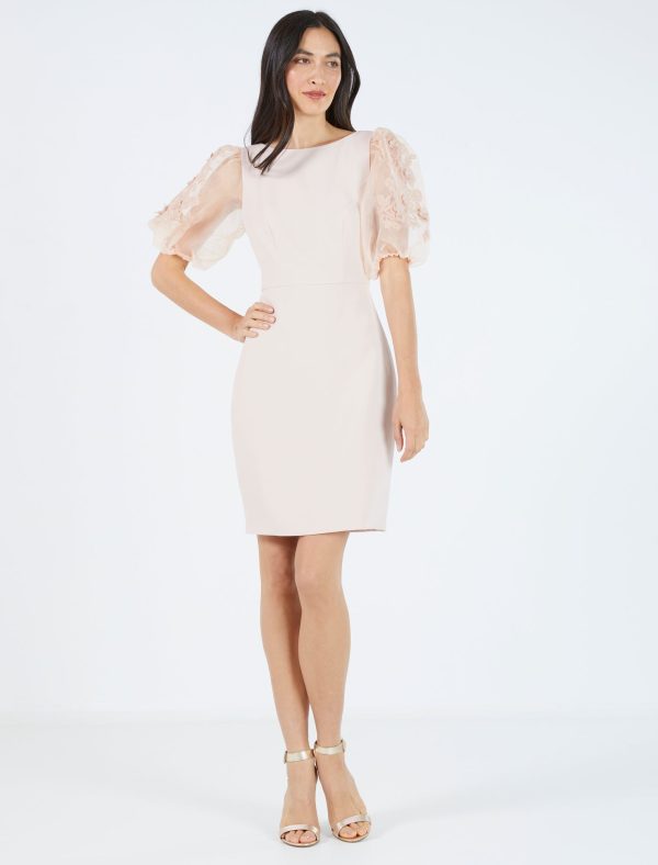 Bcbg Kamille Organza Sleeve Dress - Image 14