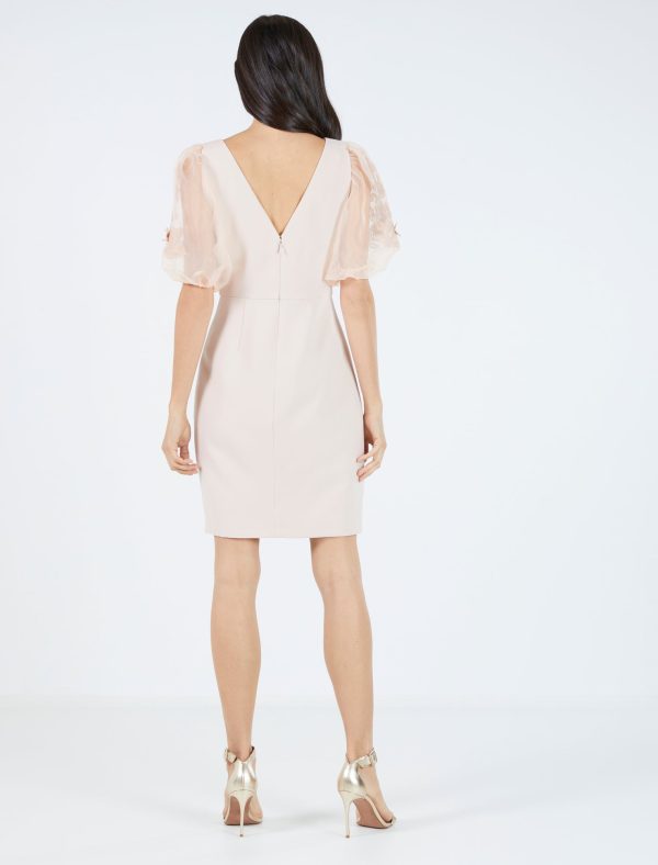 Bcbg Kamille Organza Sleeve Dress - Image 16