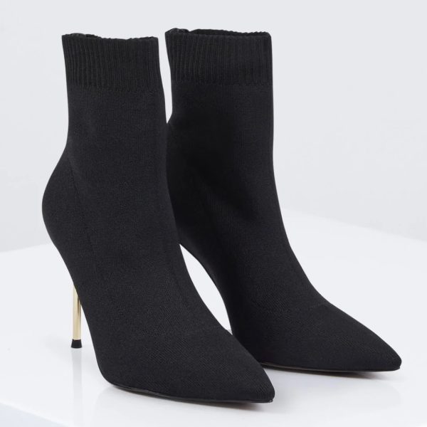 BCBG KENDA SOCK BOOT - BLACK