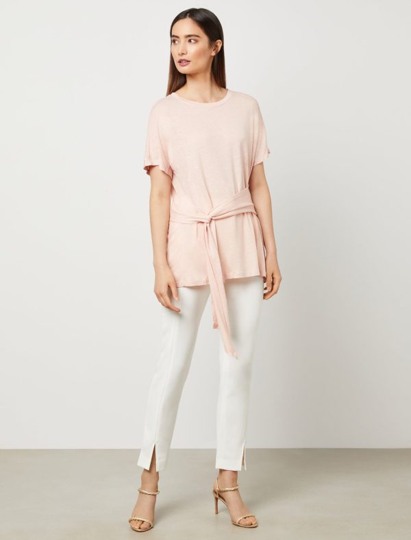 Bcbg Knotted-Waist Tee - Image 2