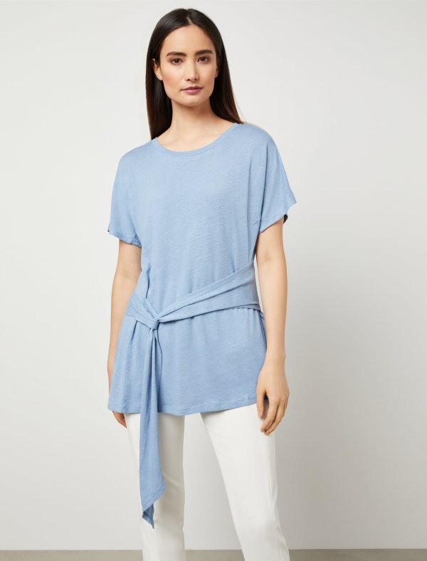 Bcbg Knotted-Waist Tee - Image 26