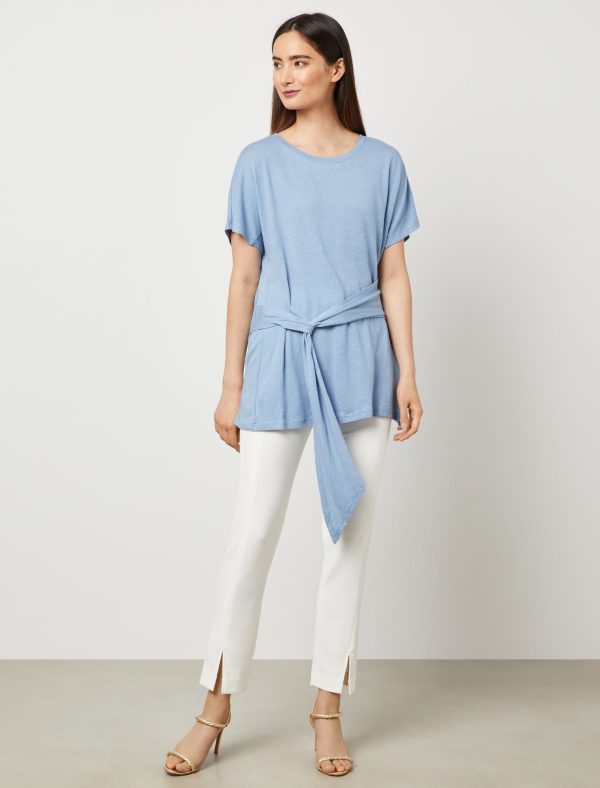 Bcbg Knotted-Waist Tee - Image 27