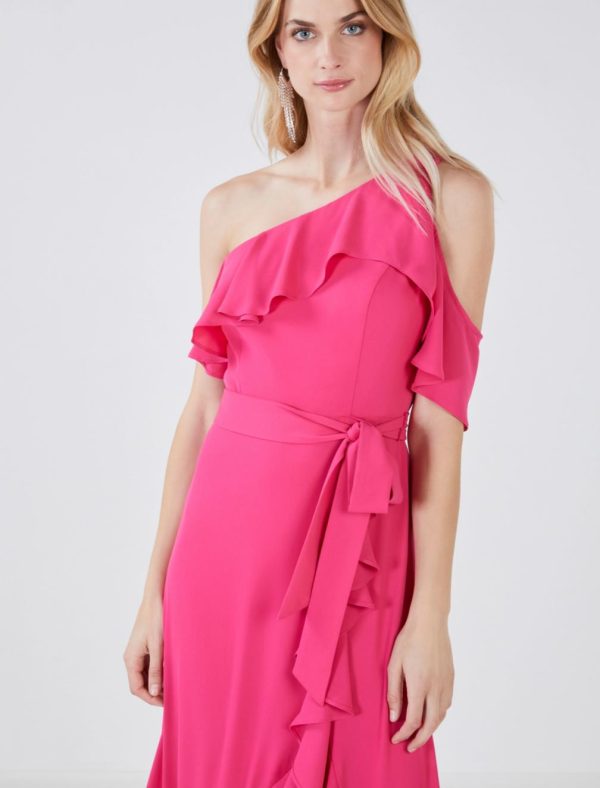 BCBG LAURA EVENING DRESS - BEETROOT PURPLE - Image 2