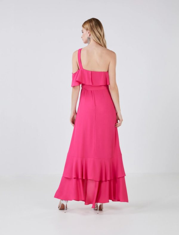 BCBG LAURA EVENING DRESS - BEETROOT PURPLE - Image 4