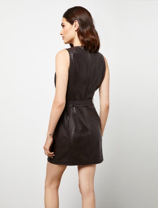 Bcbg Layla Faux Leather Dress - Image 7