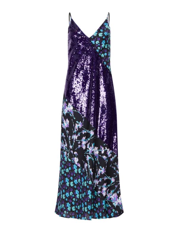 BCBG LEONARDO MIXED PRINT DRESS - MULTI - Image 5