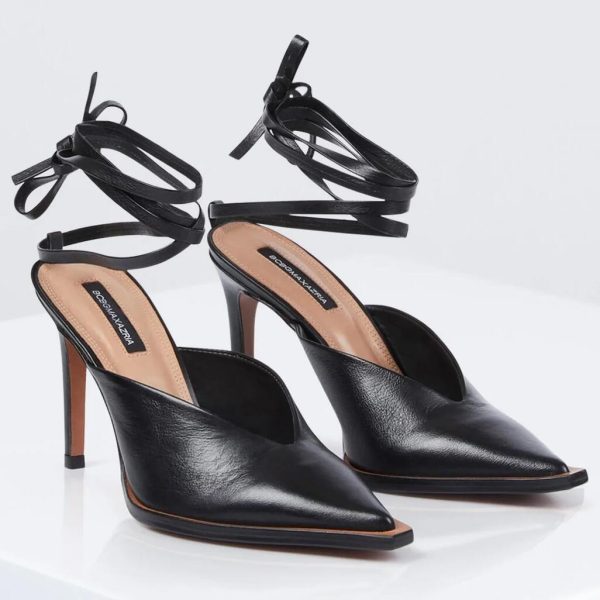 BCBG LEONOR MULE PUMP HEEL - BLACK