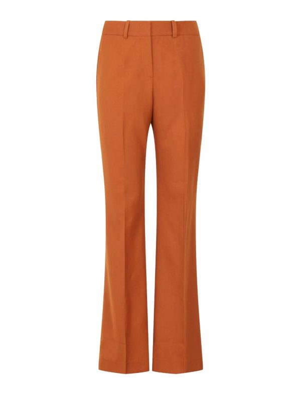 BCBG LEONORA WOOL TROUSER - CARAMEL CAFFE - Image 4